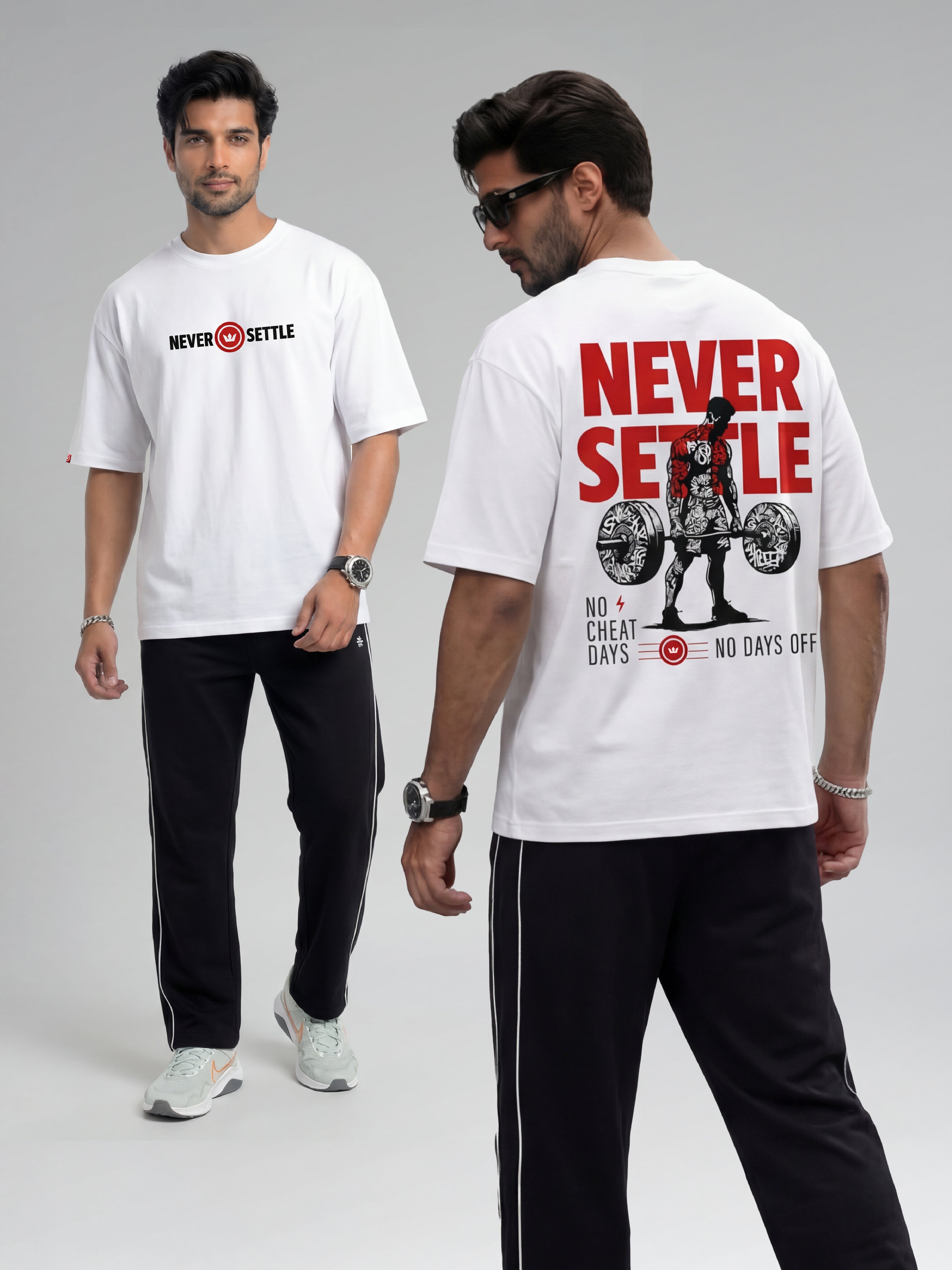 Never Settle Oversized T shirt