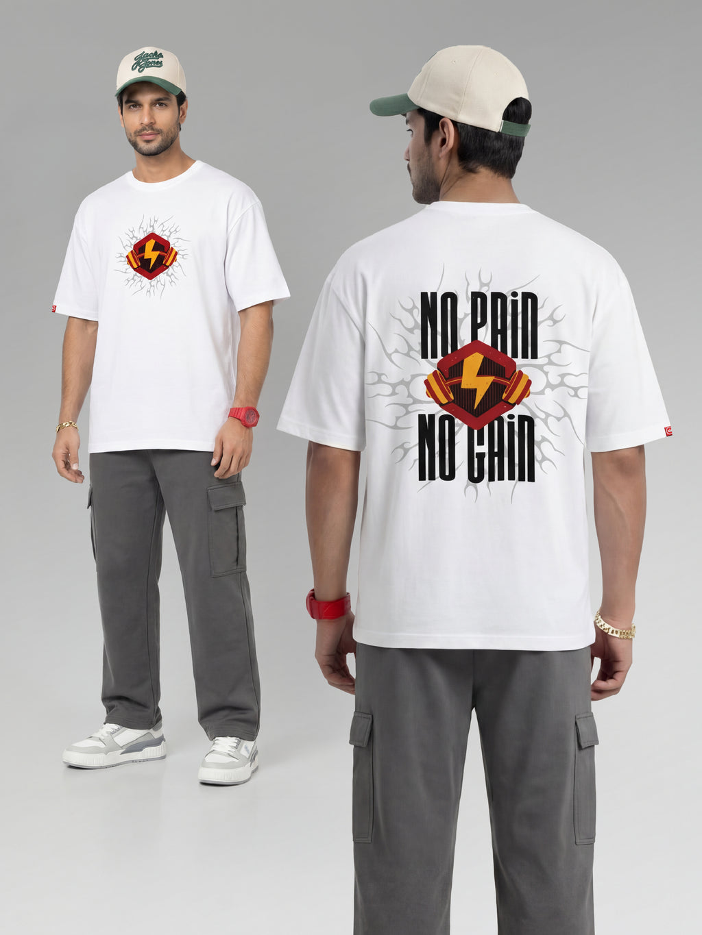 No Pain-No Gain Oversized T shirt
