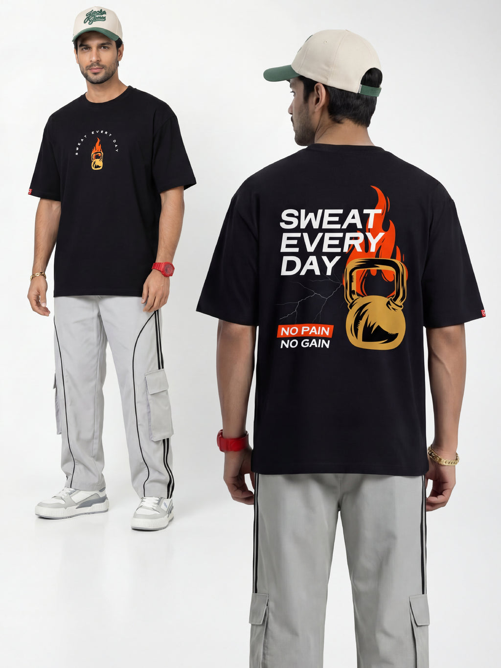 Sweat Every Day Oversized T shirt