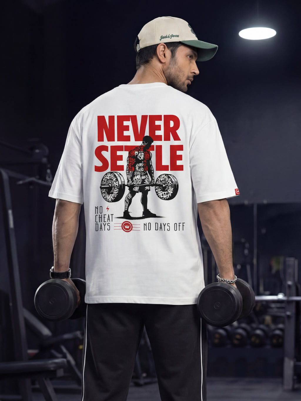 Never Settle Oversized T shirt