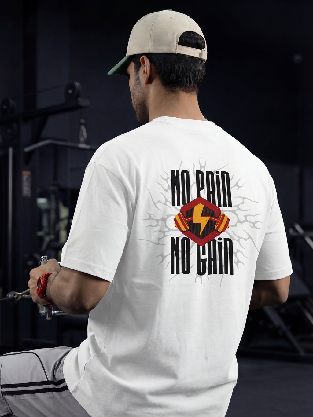 No Pain-No Gain Oversized T shirt