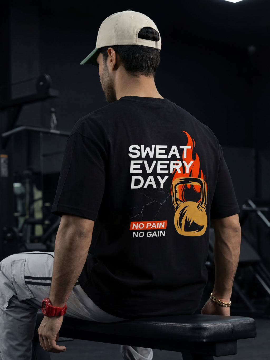Sweat Every Day Oversized T shirt