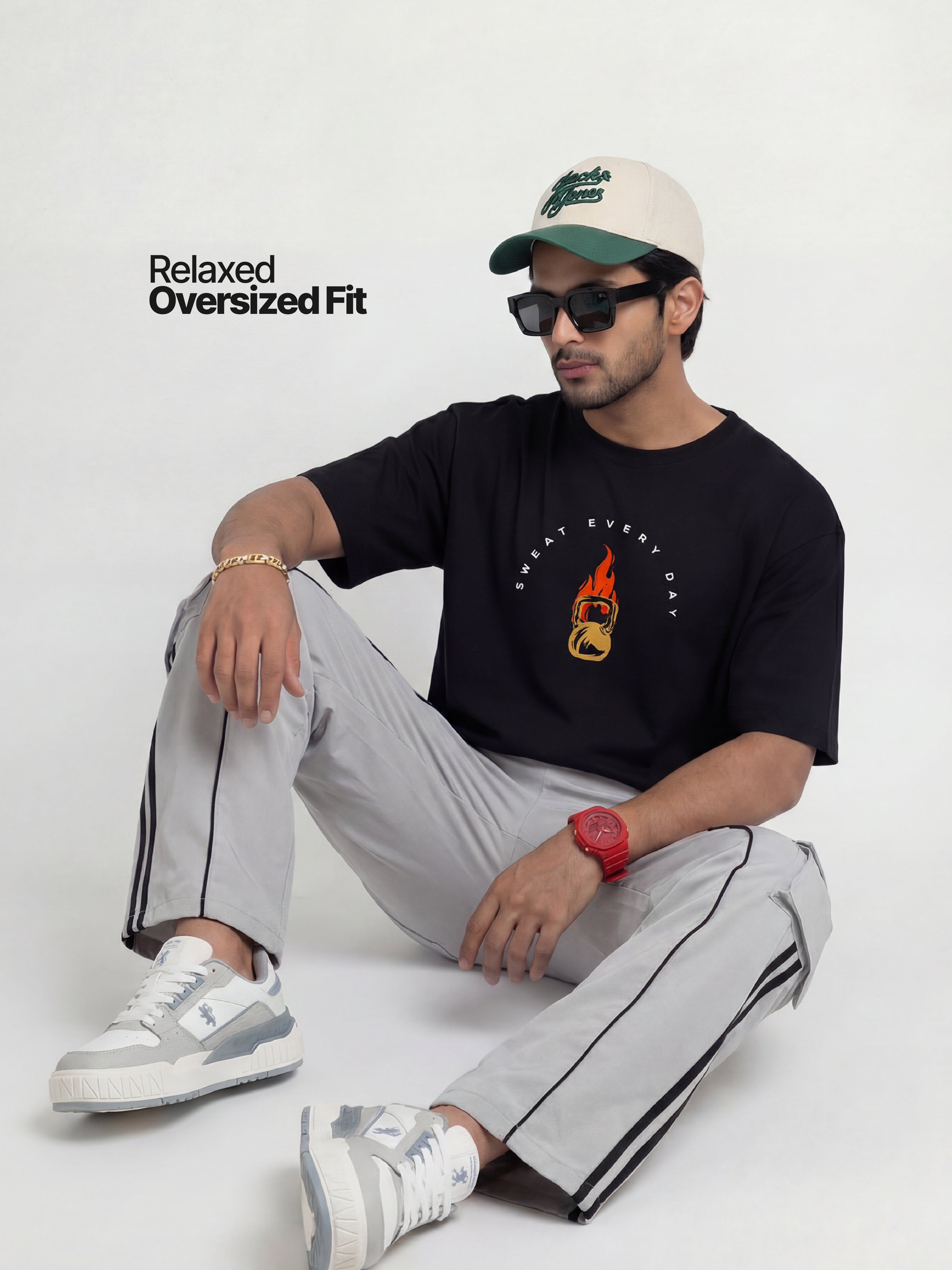 Sweat Every Day Oversized T shirt